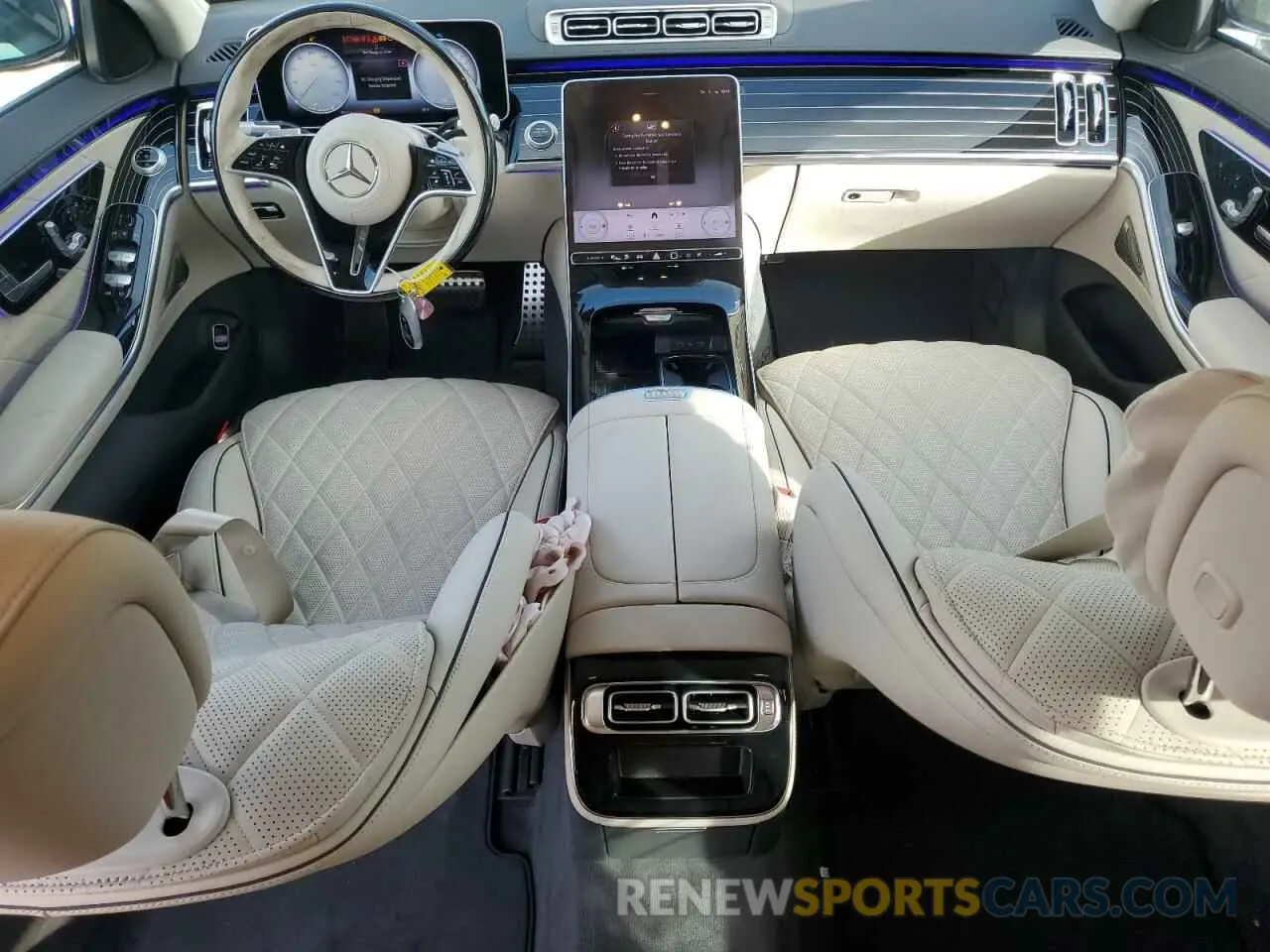 8 fotografías del automóvil dañado W1K6G6KB9RA287889 MERCEDES-BENZ S S580E 4M 2024
