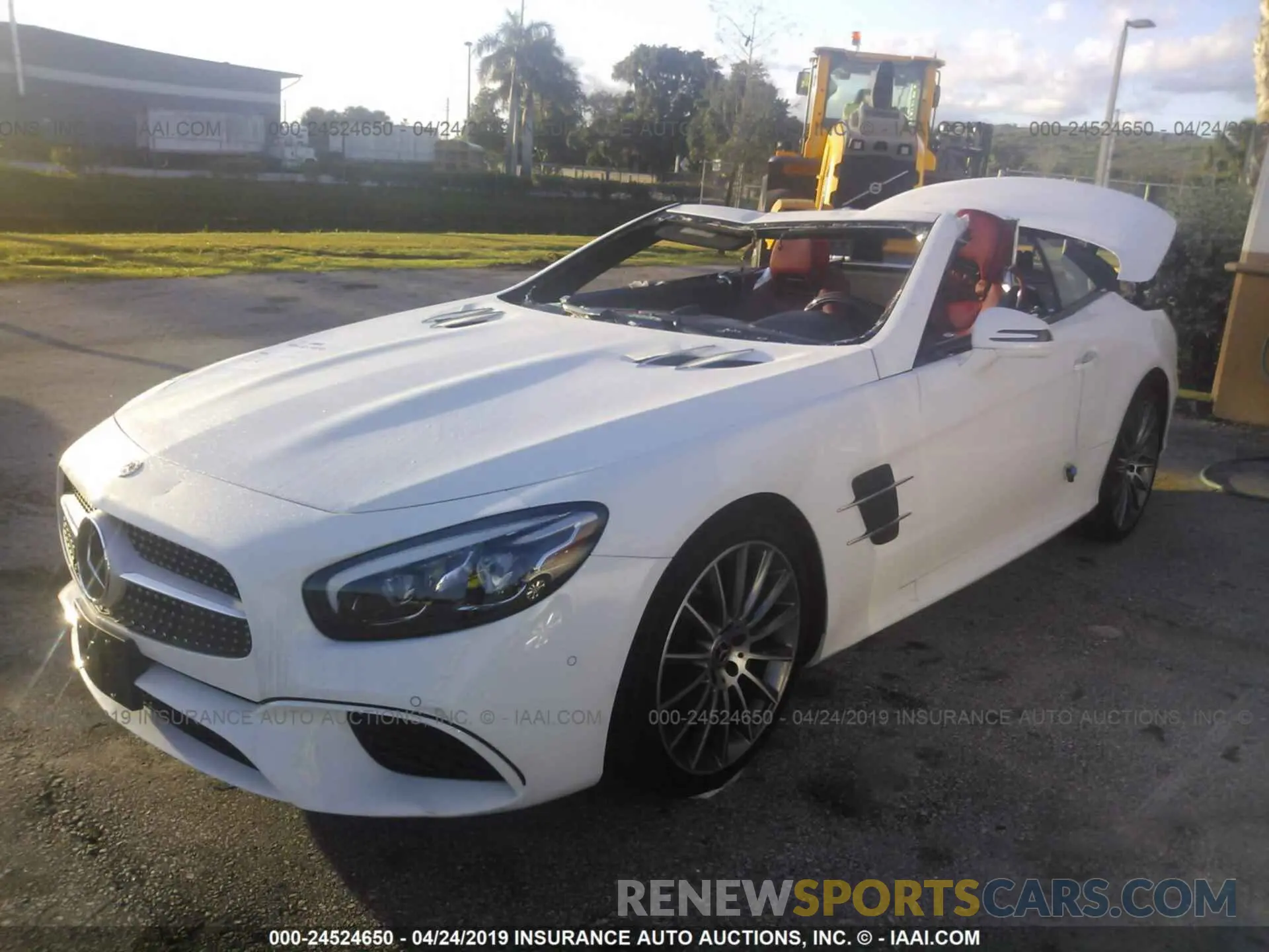 2 fotografías del automóvil dañado WDDJK6GA7KF055597 MERCEDES-BENZ SL 2019