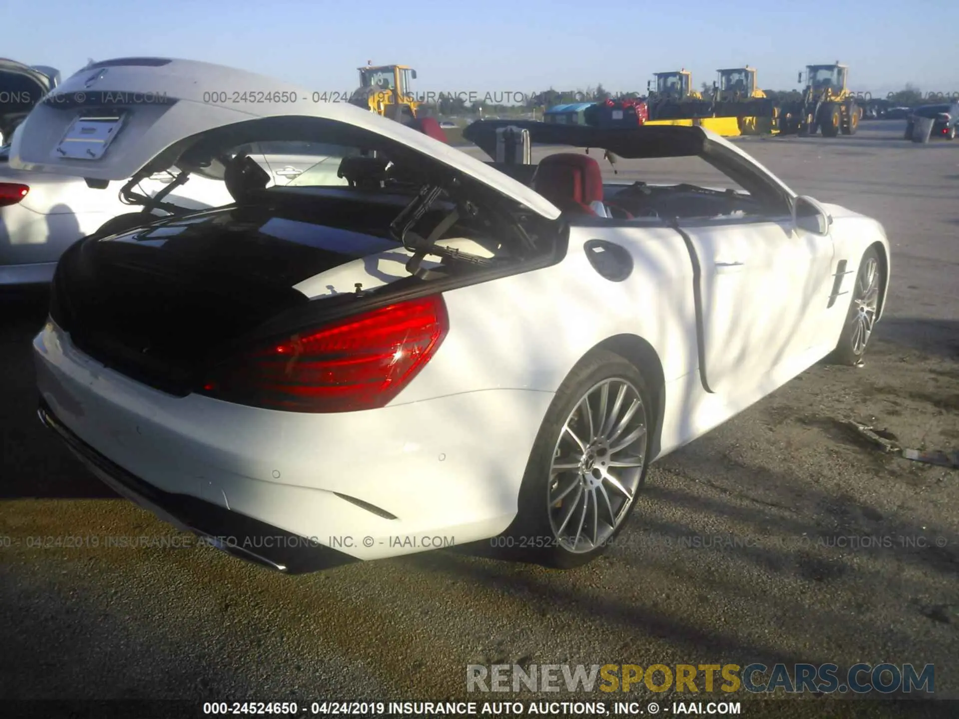 4 fotografías del automóvil dañado WDDJK6GA7KF055597 MERCEDES-BENZ SL 2019