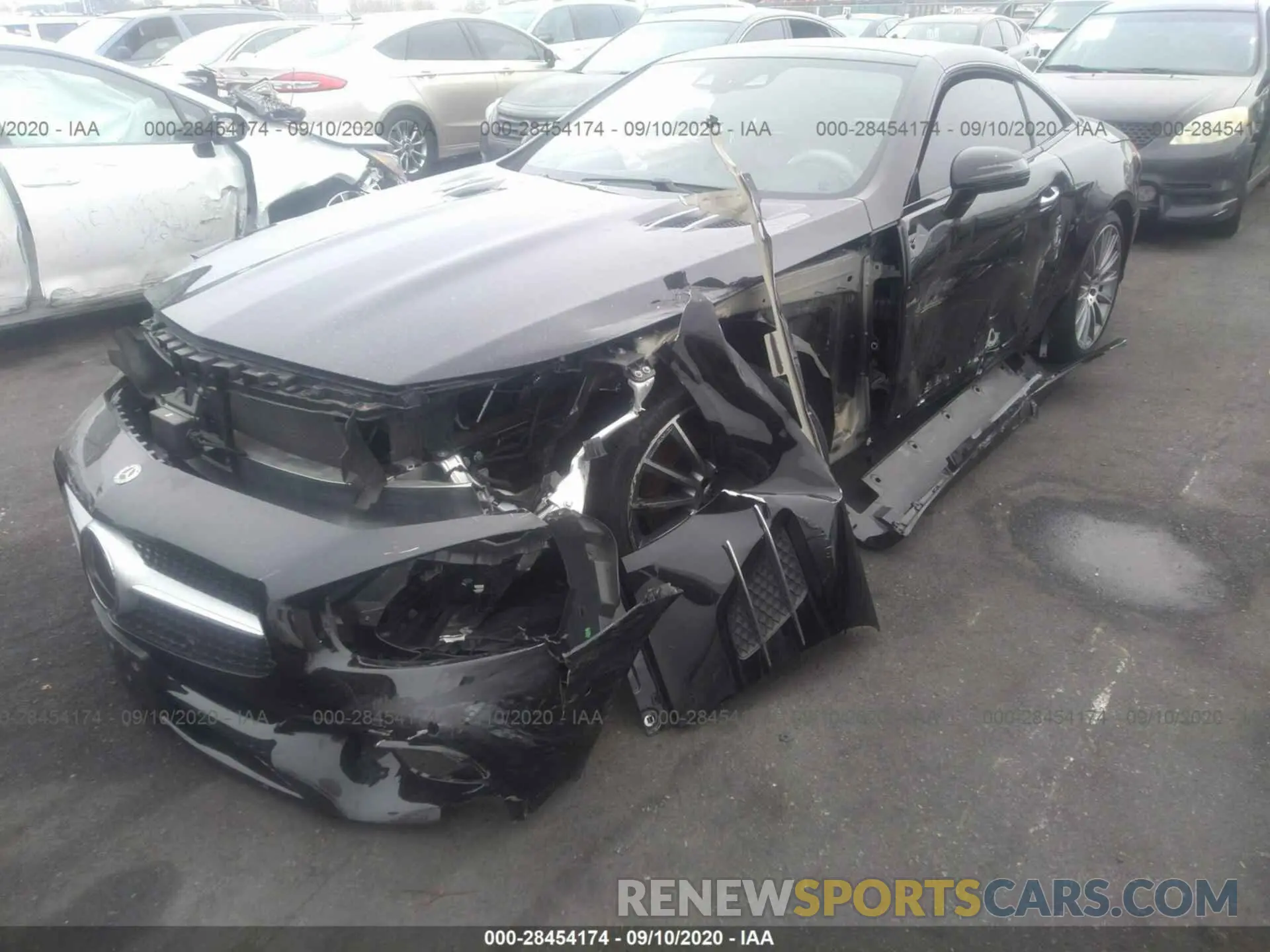 2 fotografías del automóvil dañado WDDJK6GA9KF057772 MERCEDES-BENZ SL 2019