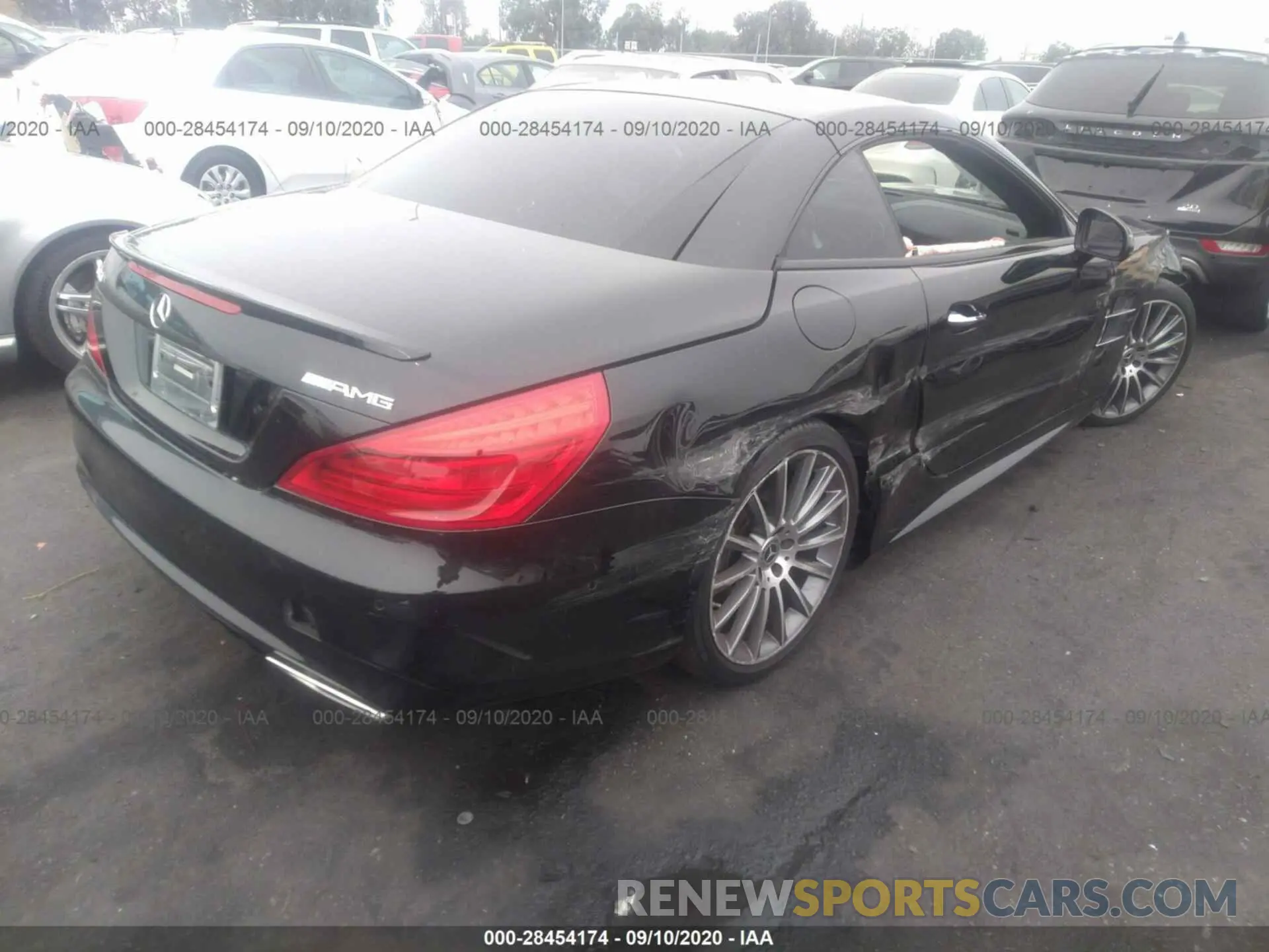 4 fotografías del automóvil dañado WDDJK6GA9KF057772 MERCEDES-BENZ SL 2019