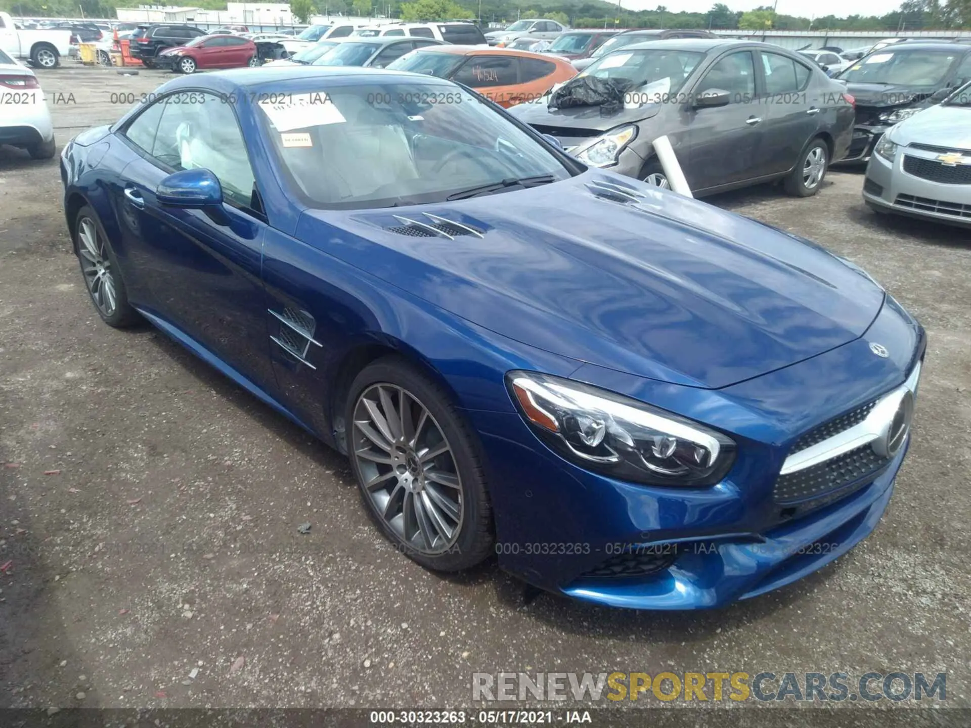 1 fotografías del automóvil dañado W1KJK6GA7LF060221 MERCEDES-BENZ SL 2020