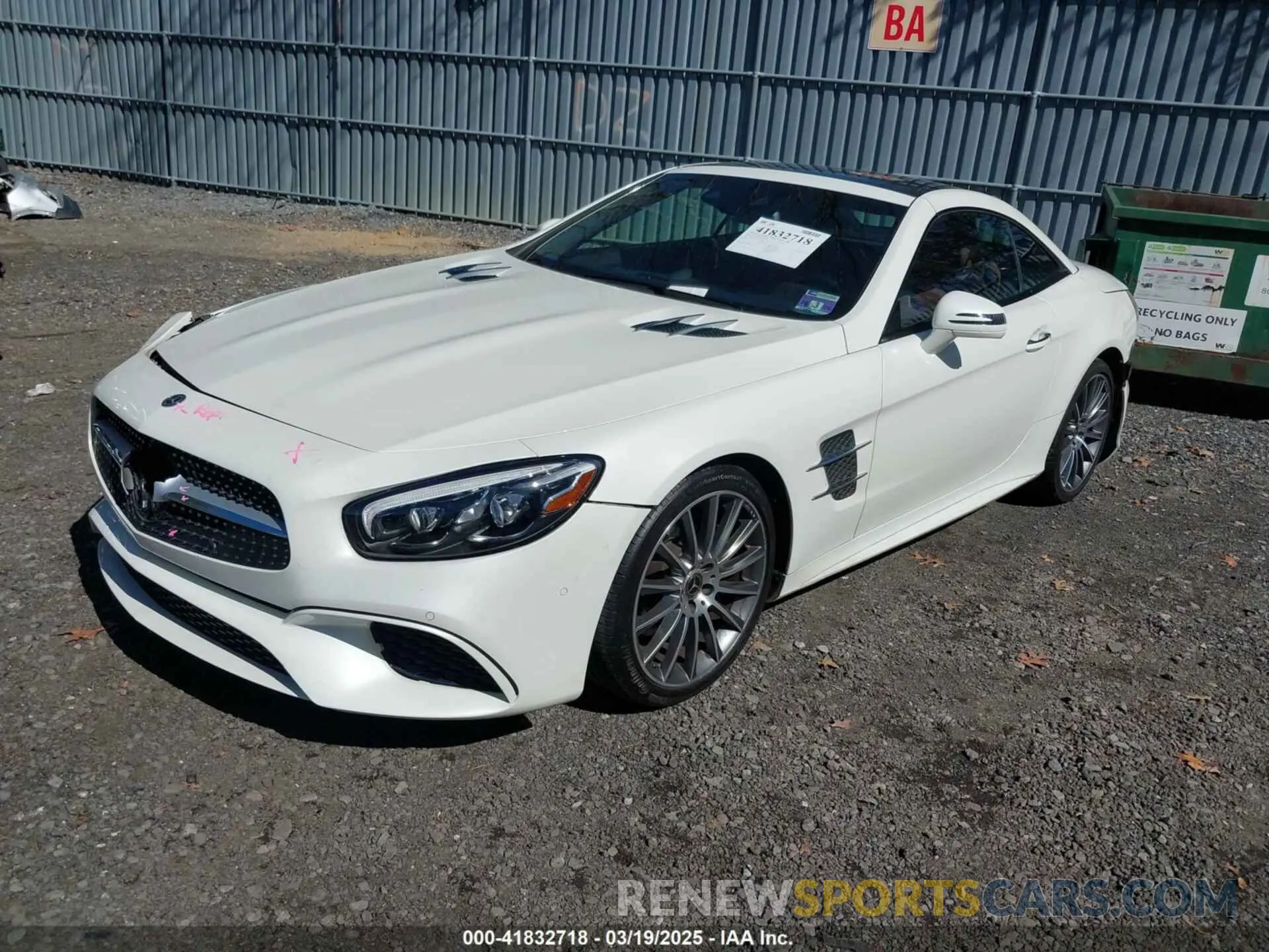 2 fotografías del automóvil dañado WDDJK6GA8KF056192 MERCEDES-BENZ SL 450 2019