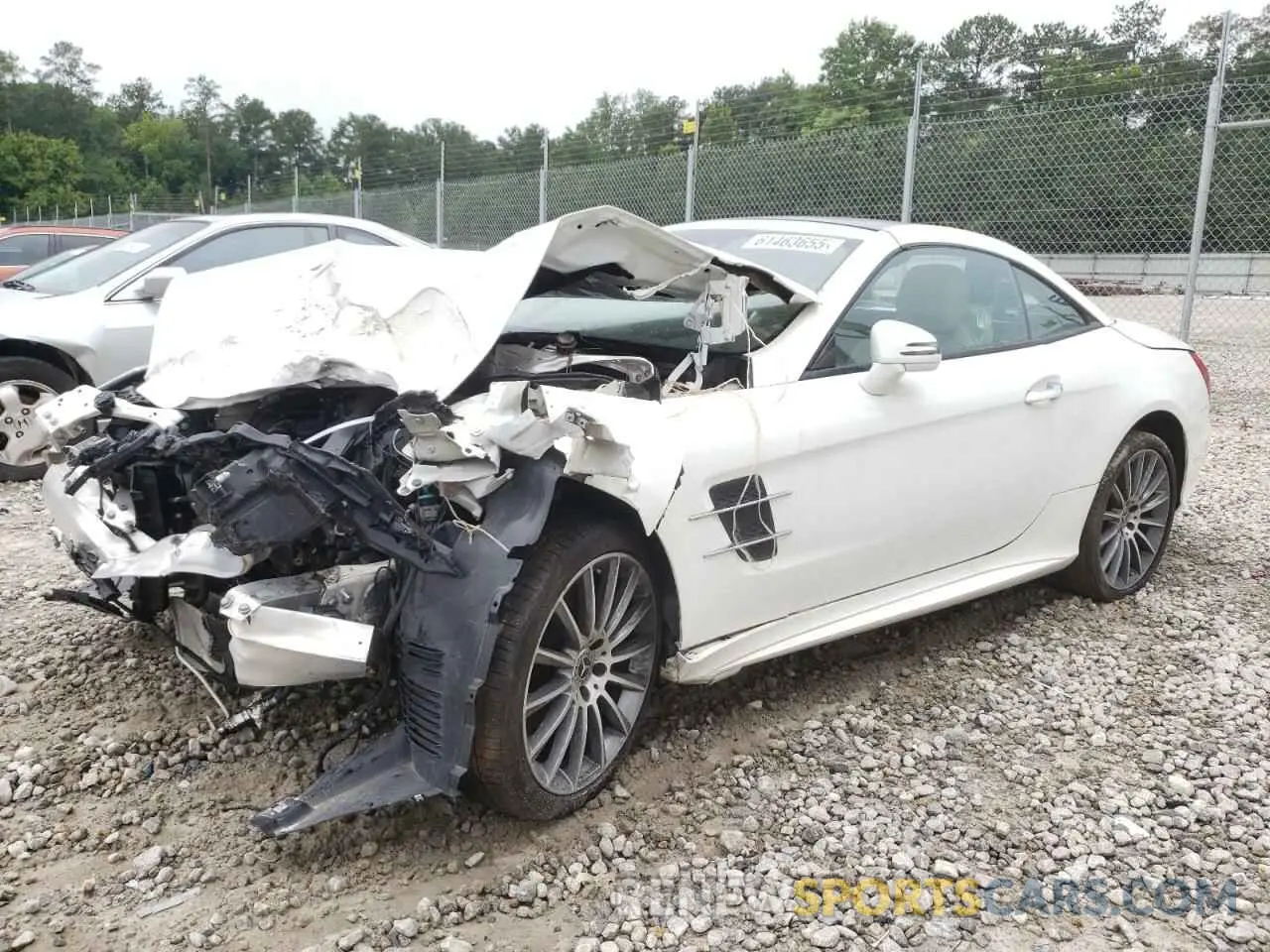 1 fotografías del automóvil dañado WDDJK6GAXKF058431 MERCEDES-BENZ SL-CLASS 2019