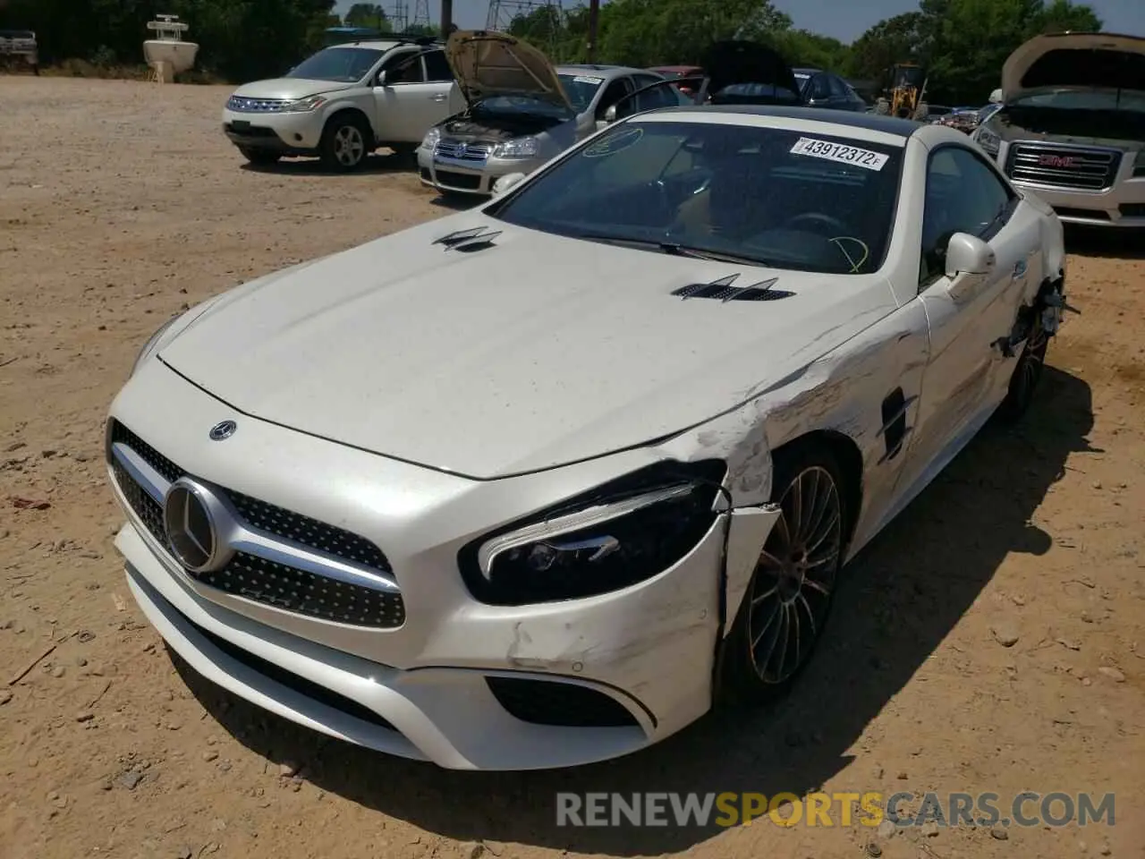 2 fotografías del automóvil dañado WDDJK7DA1KF054777 MERCEDES-BENZ SL-CLASS 2019