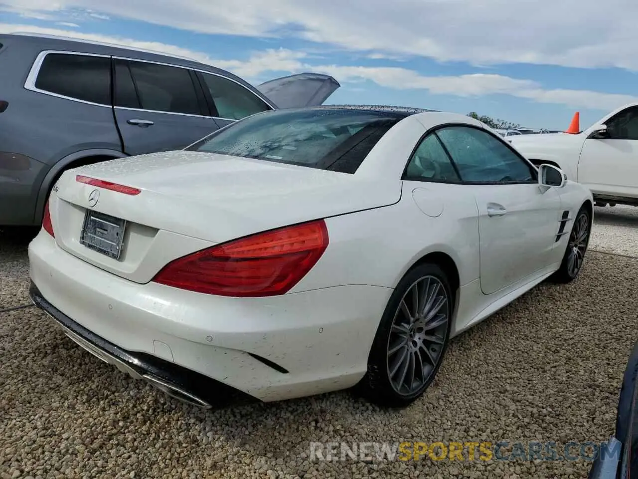4 fotografías del automóvil dañado WDDJK6GA9LF059359 MERCEDES-BENZ SL-CLASS 2020