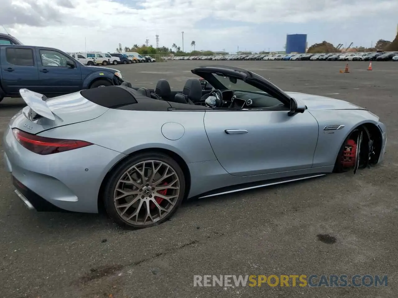 3 fotografías del automóvil dañado W1KVK8AB5NF004716 MERCEDES-BENZ SL-CLASS 2022
