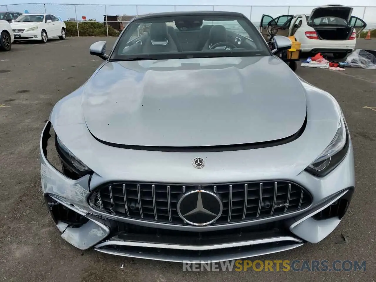 5 fotografías del automóvil dañado W1KVK8AB5NF004716 MERCEDES-BENZ SL-CLASS 2022