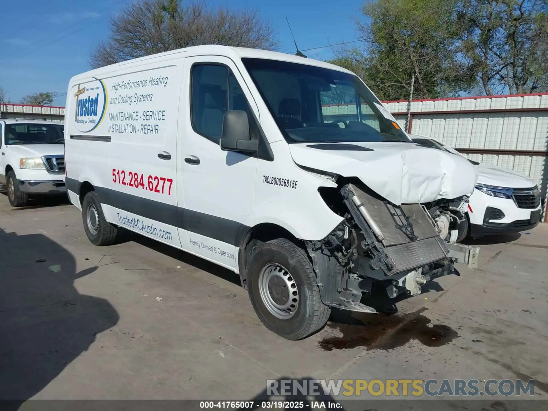 1 fotografías del automóvil dañado WD3PE7ED3KT006374 MERCEDES-BENZ SPRINTER 1500 2019