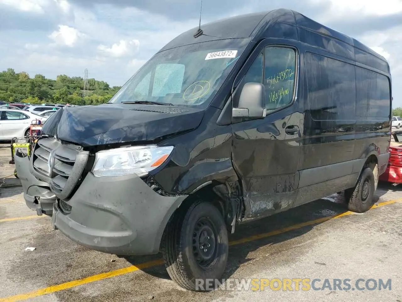 2 fotografías del automóvil dañado W1Y4EBVYXKT018922 MERCEDES-BENZ SPRINTER 2019