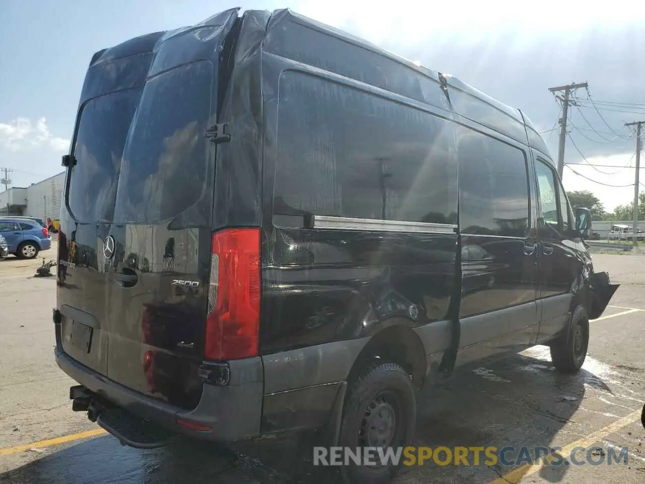 4 fotografías del automóvil dañado W1Y4EBVYXKT018922 MERCEDES-BENZ SPRINTER 2019