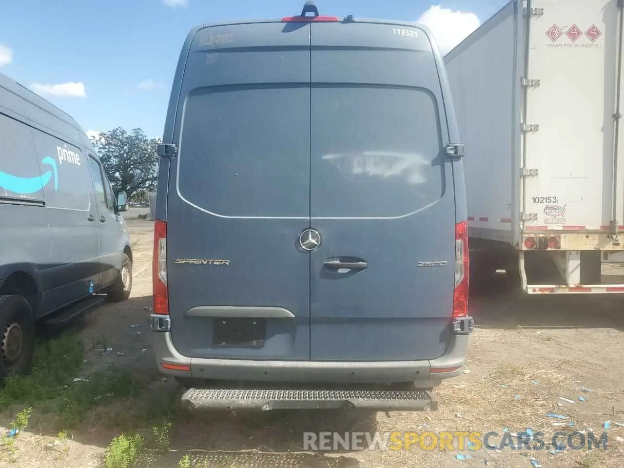 6 fotografías del automóvil dañado WD4PF0CD5KT004452 MERCEDES-BENZ SPRINTER 2019