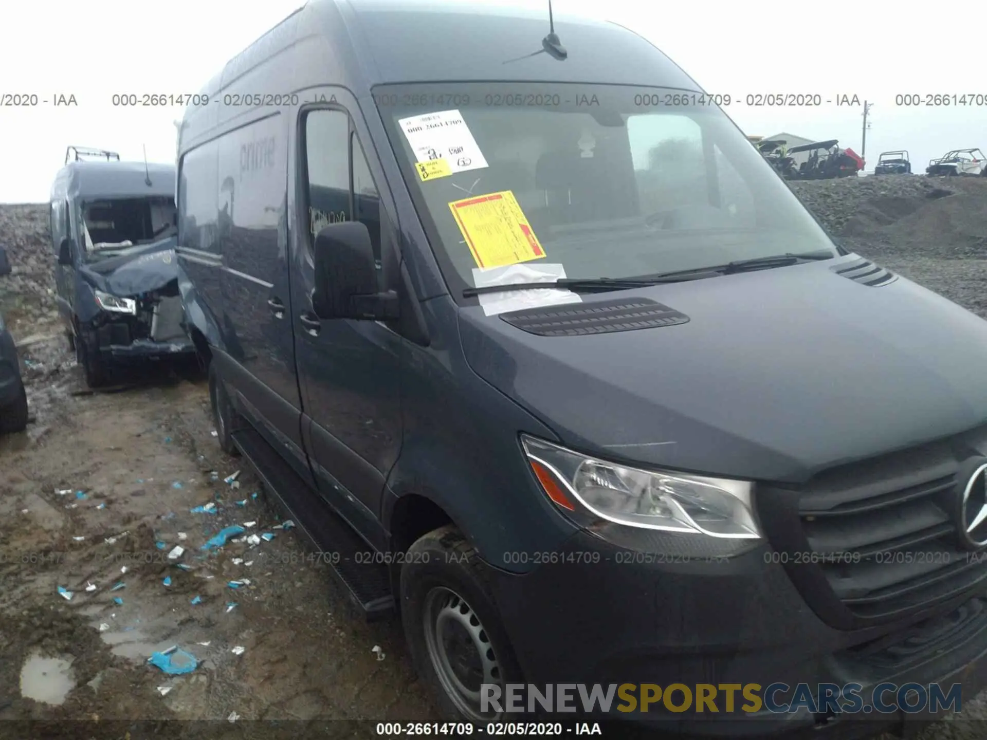 1 fotografías del automóvil dañado WD4PF0CD7KP030429 MERCEDES-BENZ SPRINTER 2019
