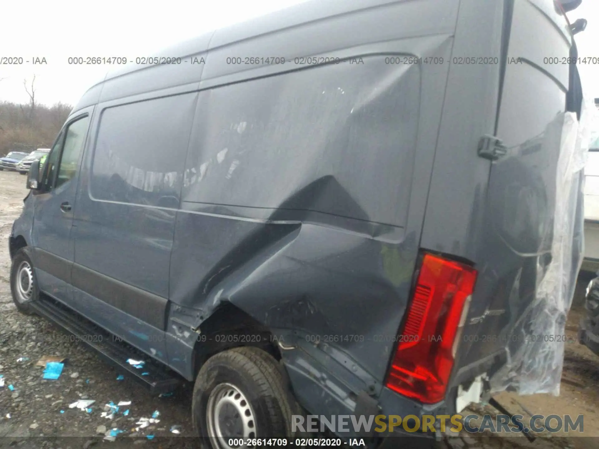 3 fotografías del automóvil dañado WD4PF0CD7KP030429 MERCEDES-BENZ SPRINTER 2019