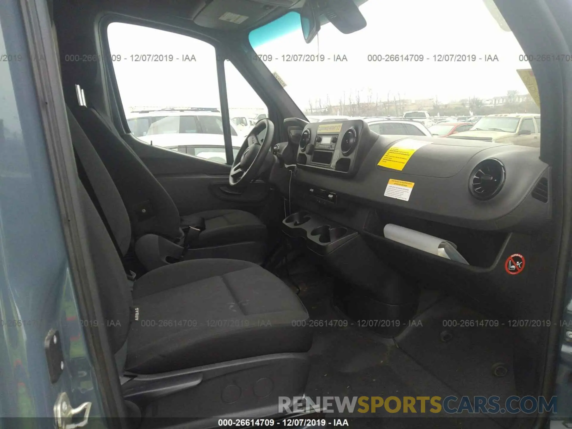 5 fotografías del automóvil dañado WD4PF0CD7KP030429 MERCEDES-BENZ SPRINTER 2019