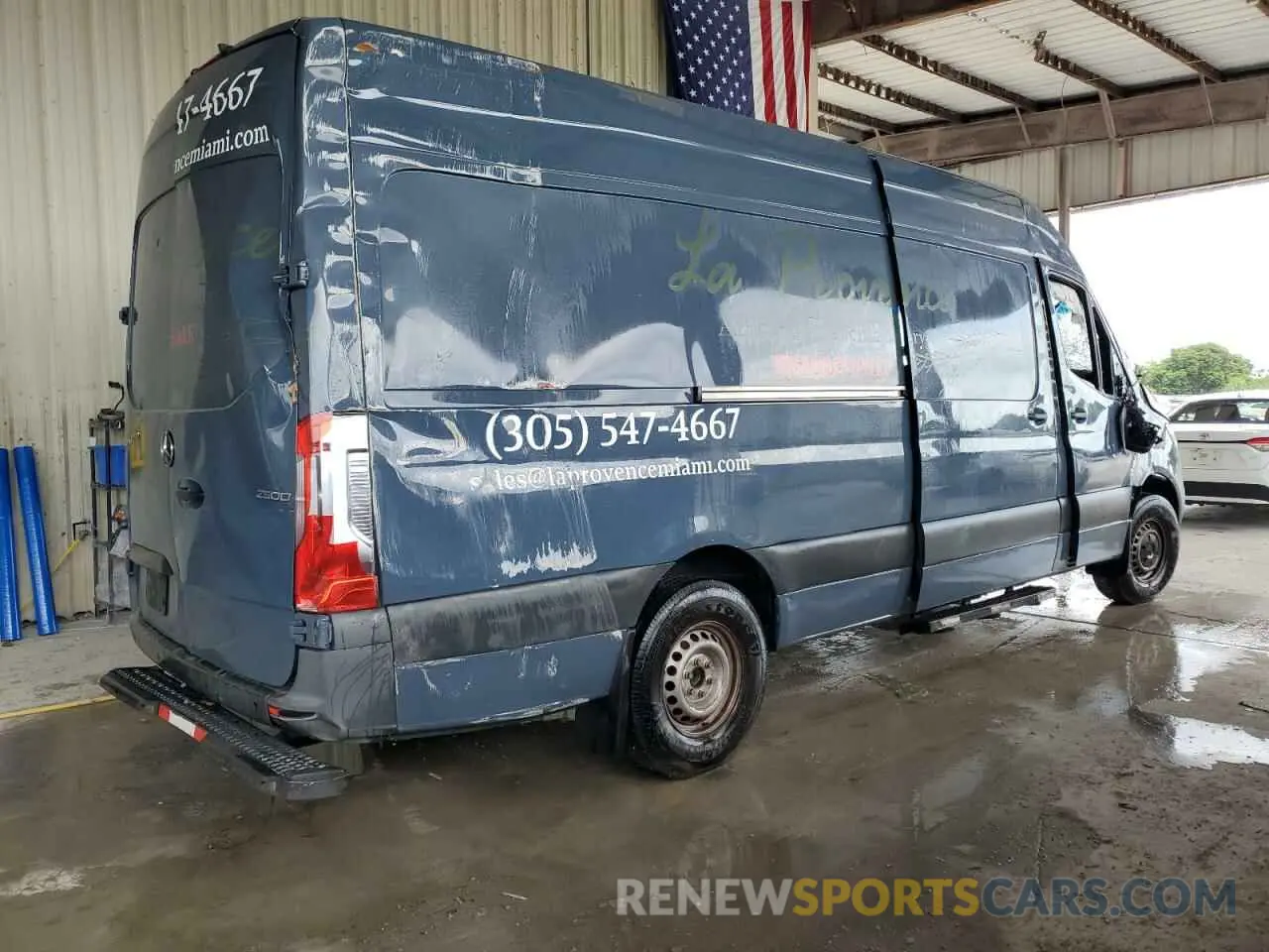 3 fotografías del automóvil dañado WD4PF1CD2KP143839 MERCEDES-BENZ SPRINTER 2019