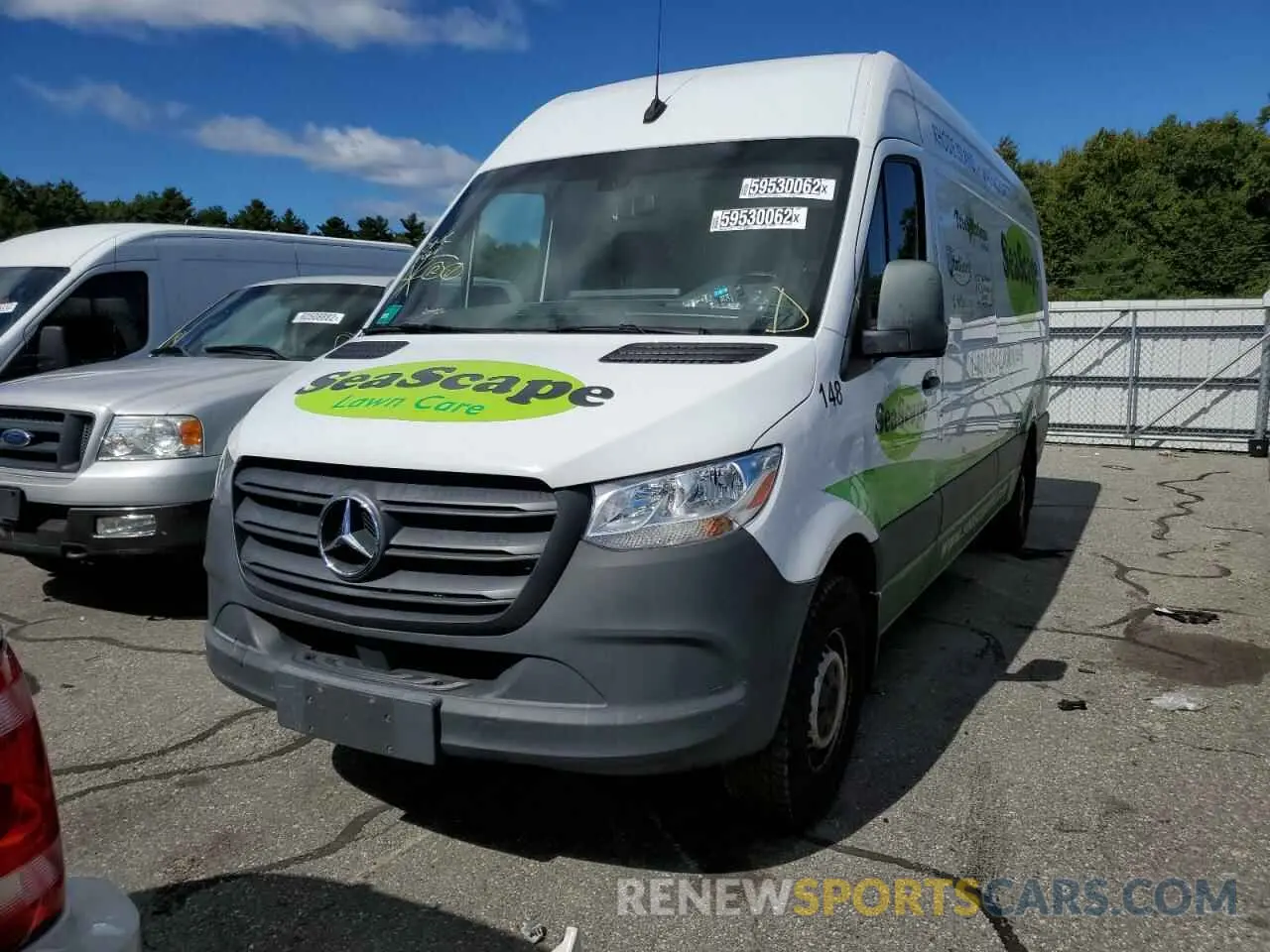 2 fotografías del automóvil dañado WD4PF1CD3KP190376 MERCEDES-BENZ SPRINTER 2019