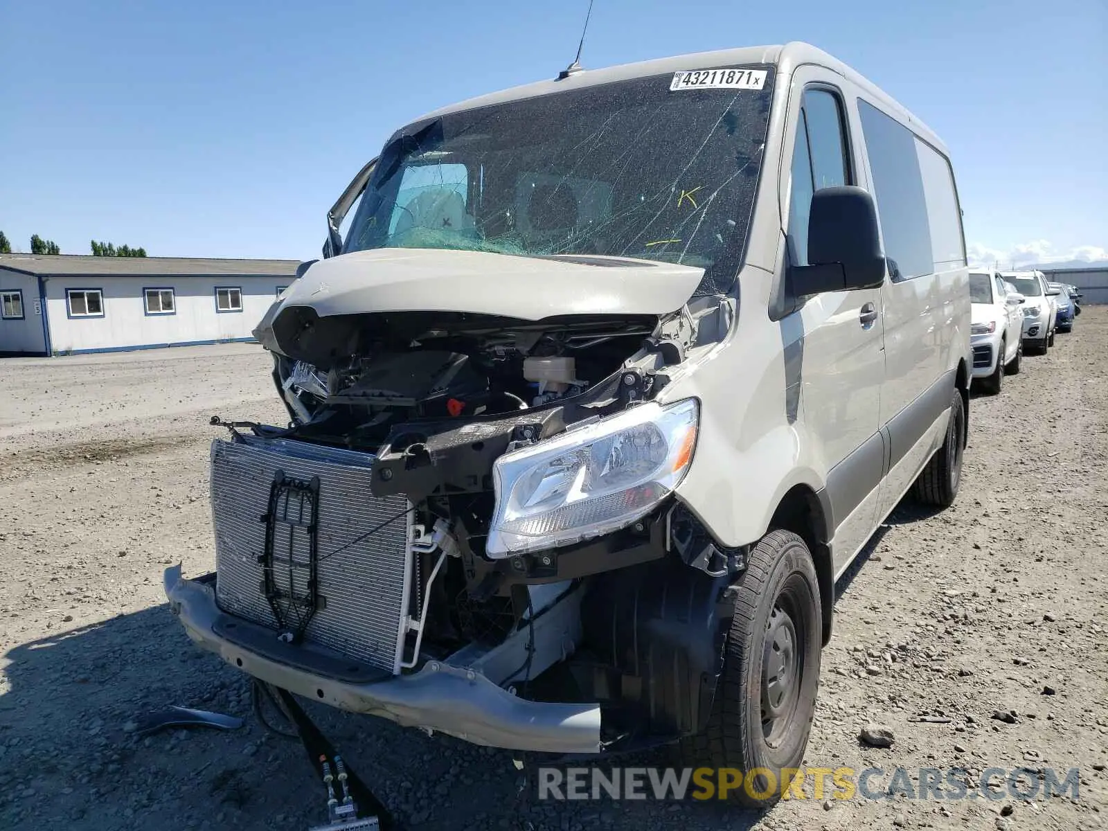 2 fotografías del automóvil dañado W1W4EBHY1LT040166 MERCEDES-BENZ SPRINTER 2020
