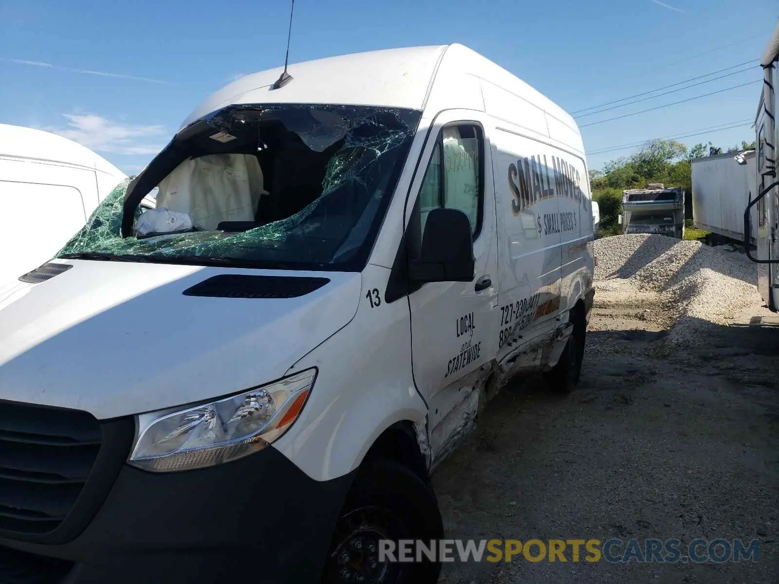 9 fotografías del automóvil dañado W1W4EBHY3LT039942 MERCEDES-BENZ SPRINTER 2020