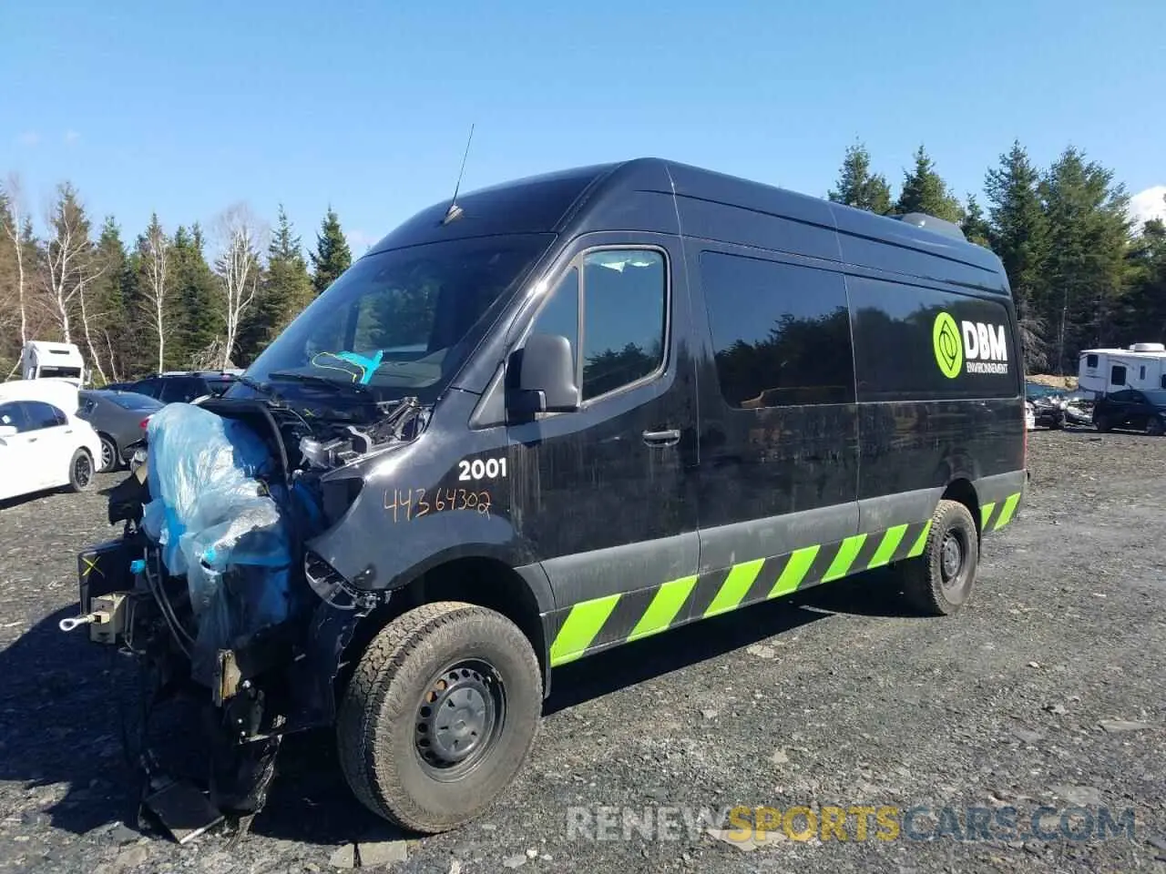 2 fotografías del automóvil dañado W1W4ECVY0LP230852 MERCEDES-BENZ SPRINTER 2020