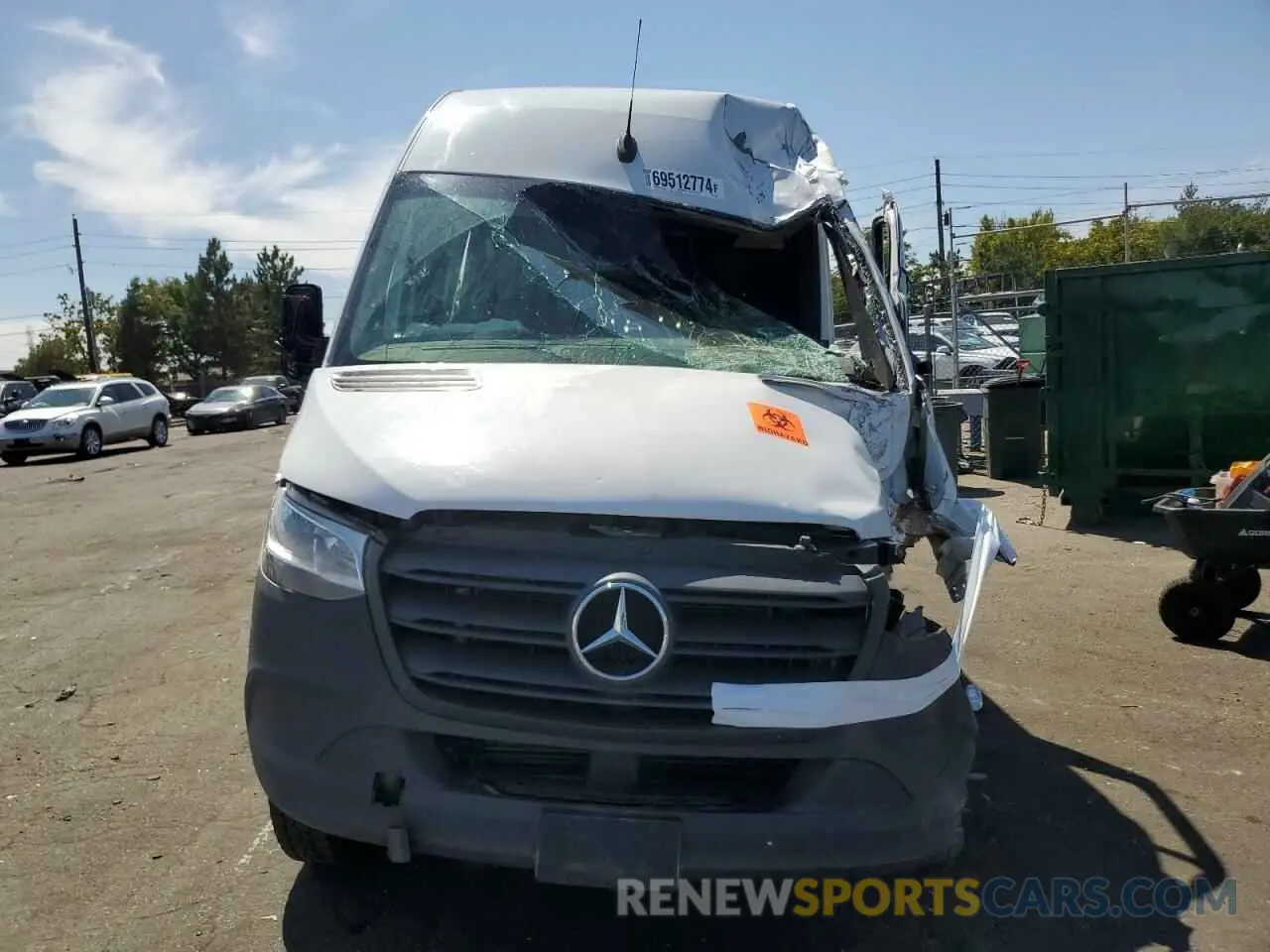 5 fotografías del automóvil dañado W1W8EC6YXLT038619 MERCEDES-BENZ SPRINTER 2020