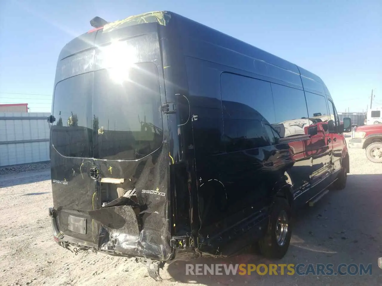 3 fotografías del automóvil dañado W1X8ED3Y6LP240257 MERCEDES-BENZ SPRINTER 2020