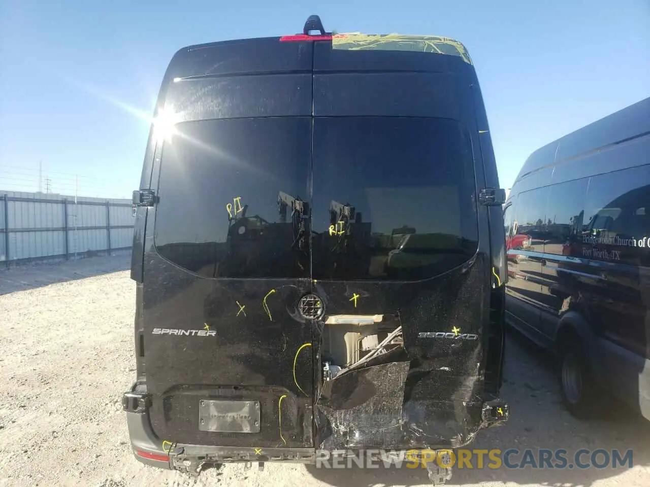 6 fotografías del automóvil dañado W1X8ED3Y6LP240257 MERCEDES-BENZ SPRINTER 2020