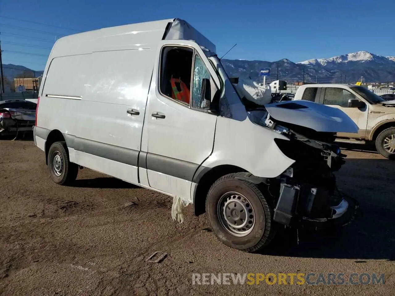4 fotografías del automóvil dañado W1Y4EBHY6LT025640 MERCEDES-BENZ SPRINTER 2020