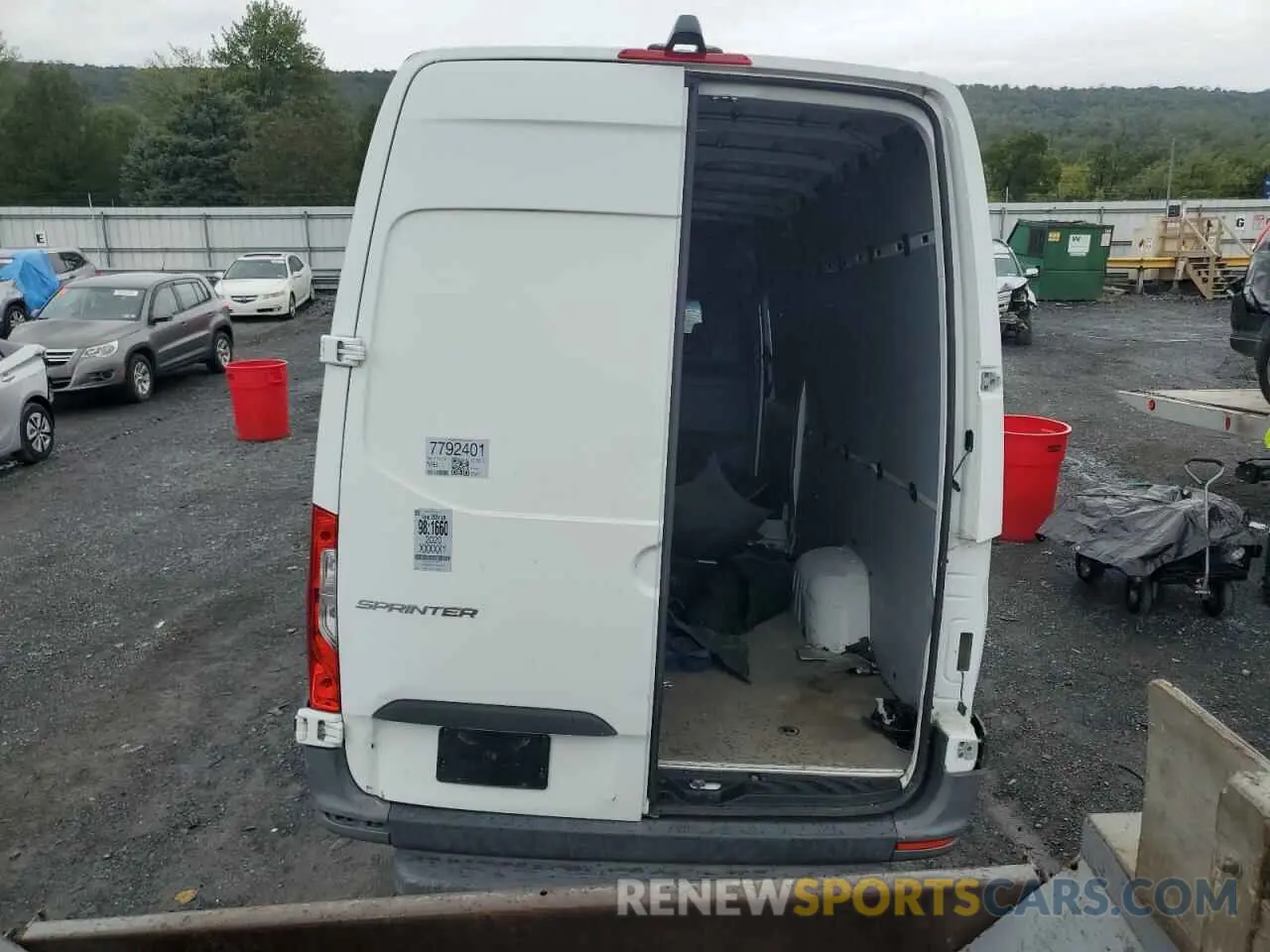 6 fotografías del automóvil dañado W1Y4ECHY8LT025712 MERCEDES-BENZ SPRINTER 2020