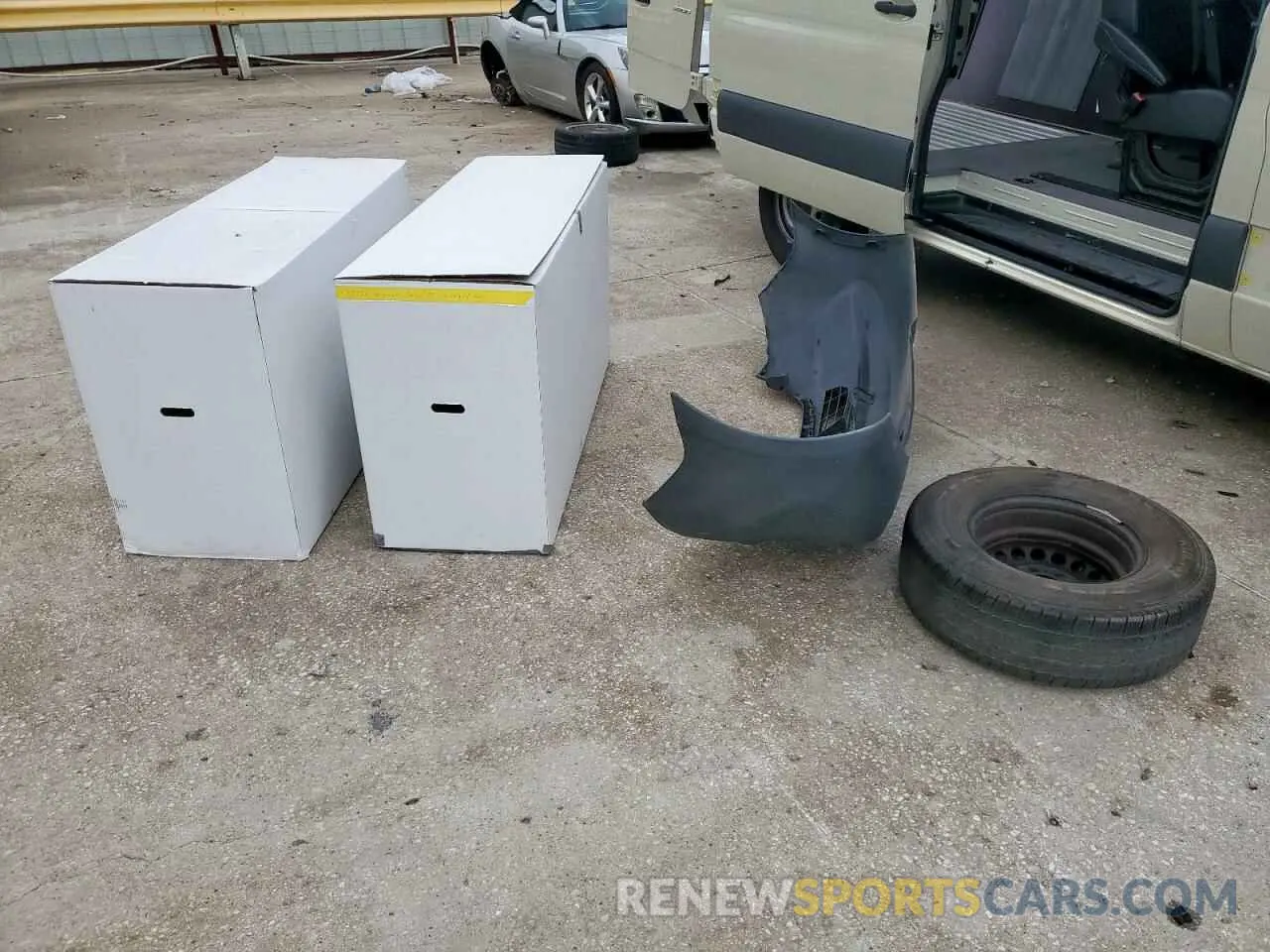 13 fotografías del automóvil dañado W1W4DBHY9MT076658 MERCEDES-BENZ SPRINTER 2021
