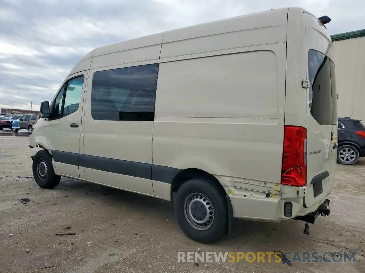 2 fotografías del automóvil dañado W1W4DBHY9MT076658 MERCEDES-BENZ SPRINTER 2021