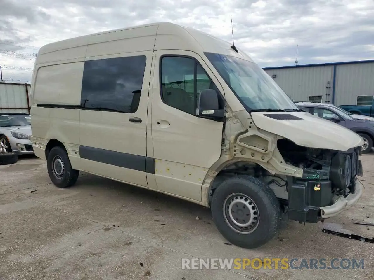 4 fotografías del automóvil dañado W1W4DBHY9MT076658 MERCEDES-BENZ SPRINTER 2021
