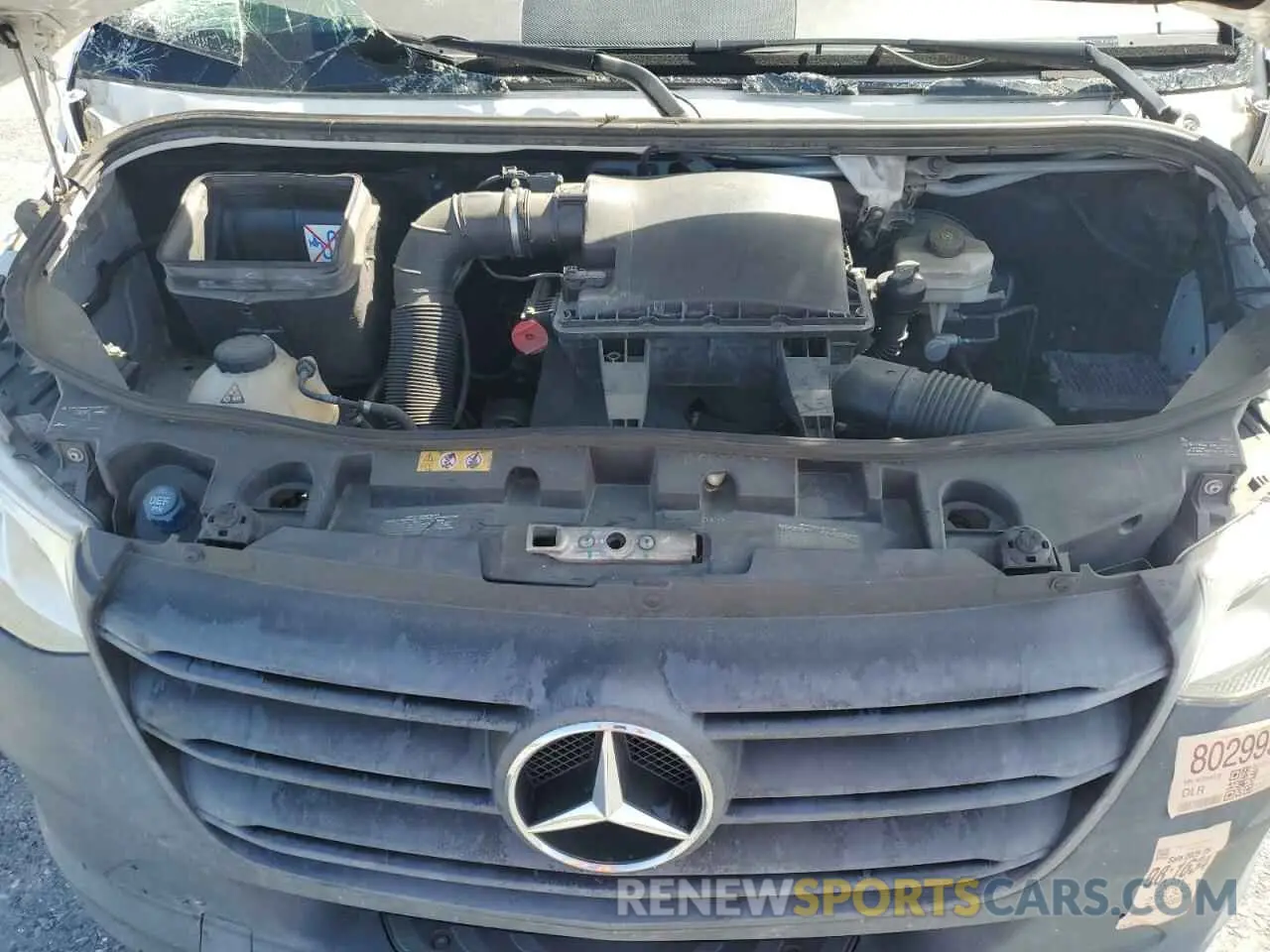 12 fotografías del automóvil dañado W1W4DCHY1MT051078 MERCEDES-BENZ SPRINTER 2021