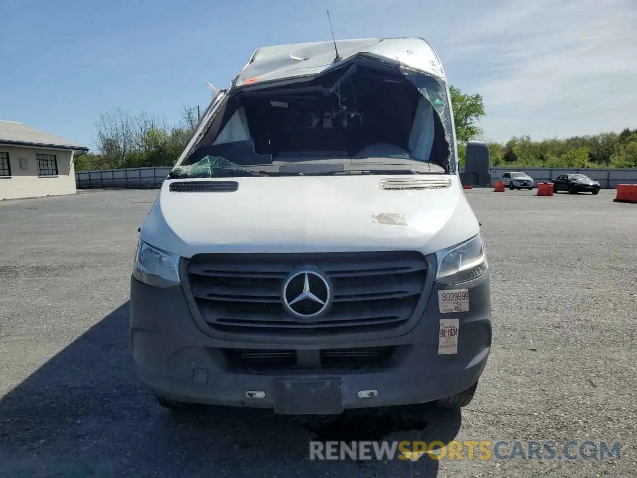 5 fotografías del automóvil dañado W1W4DCHY1MT051078 MERCEDES-BENZ SPRINTER 2021