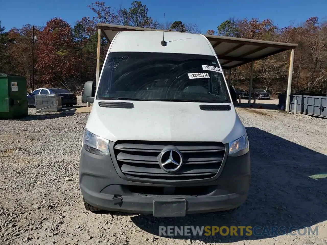 5 fotografías del automóvil dañado W1Y40CHY1MT061774 MERCEDES-BENZ SPRINTER 2021