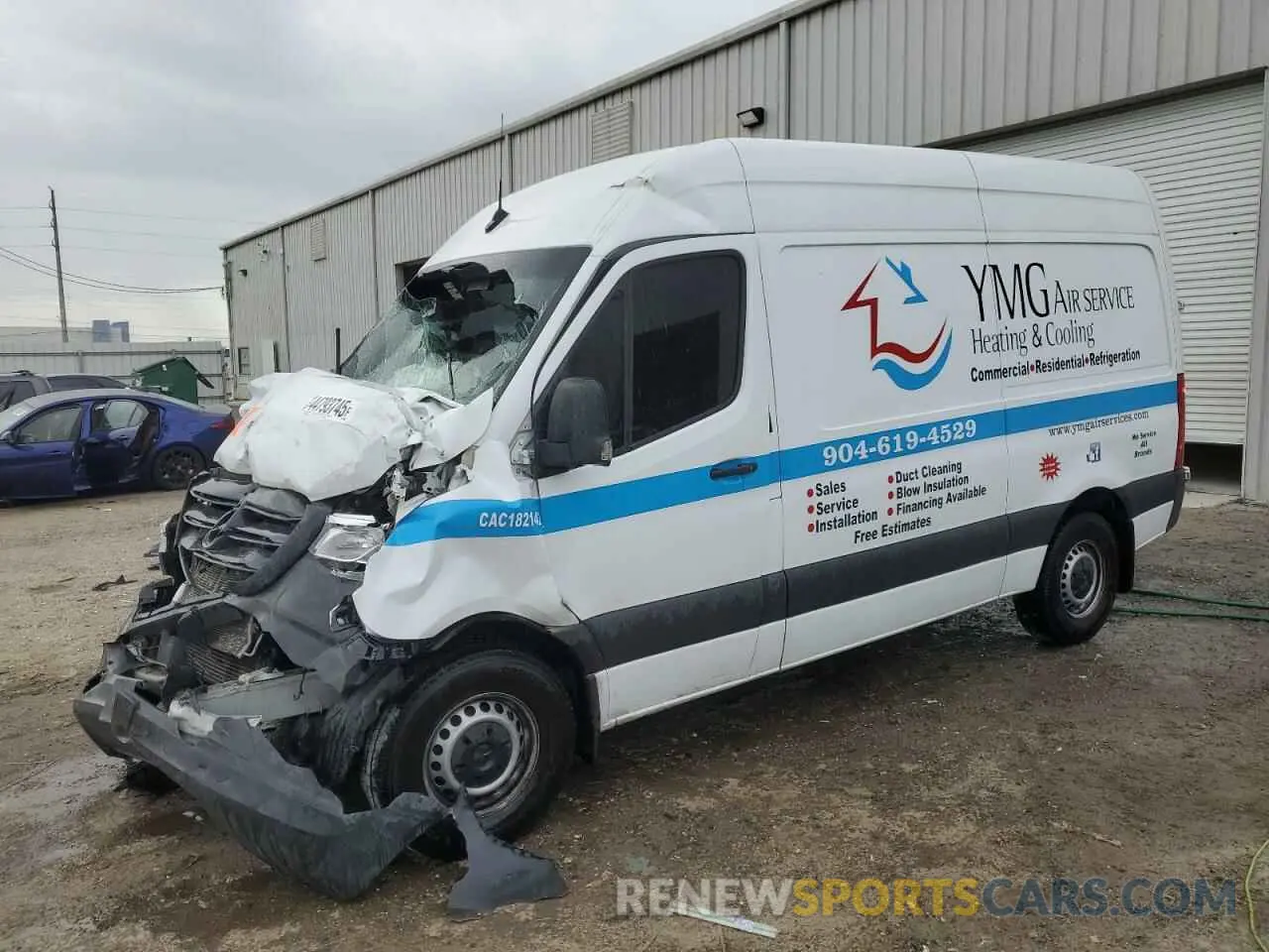 1 fotografías del automóvil dañado W1Y4EBHY6MT061393 MERCEDES-BENZ SPRINTER 2021