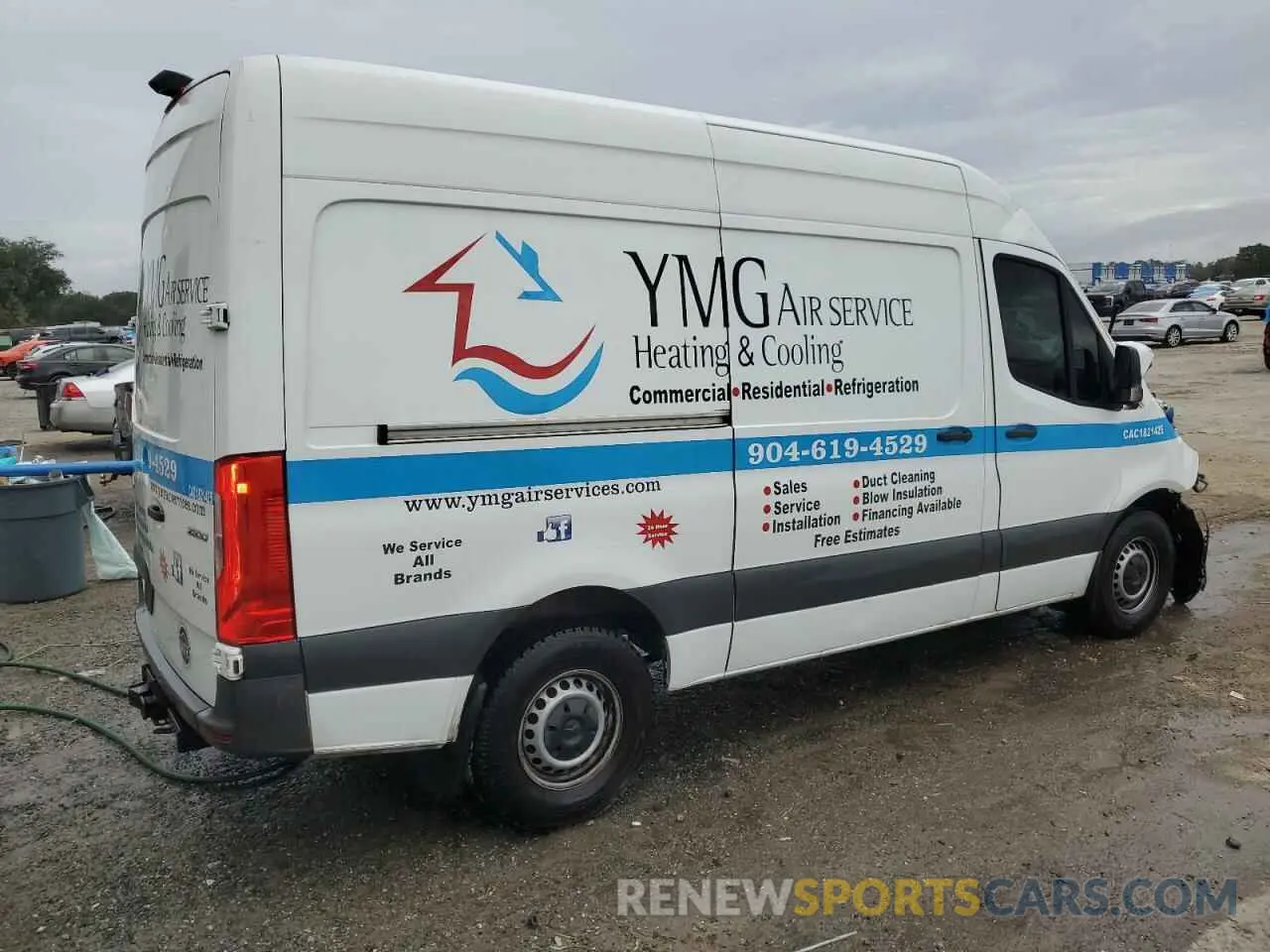 3 fotografías del automóvil dañado W1Y4EBHY6MT061393 MERCEDES-BENZ SPRINTER 2021