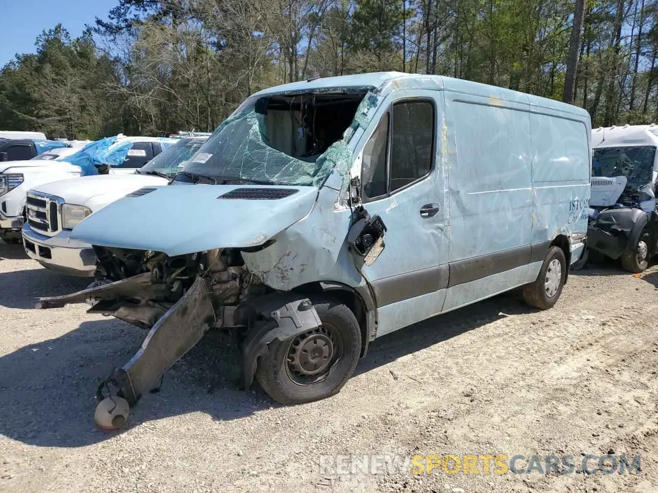 1 fotografías del automóvil dañado W1Y4EBHY9MT073313 MERCEDES-BENZ SPRINTER 2021