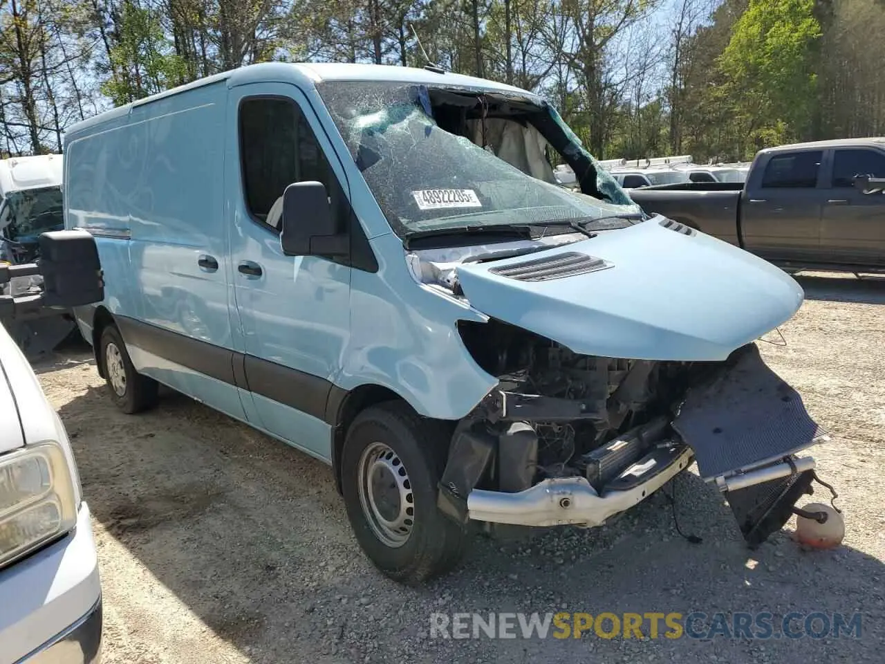 4 fotografías del automóvil dañado W1Y4EBHY9MT073313 MERCEDES-BENZ SPRINTER 2021