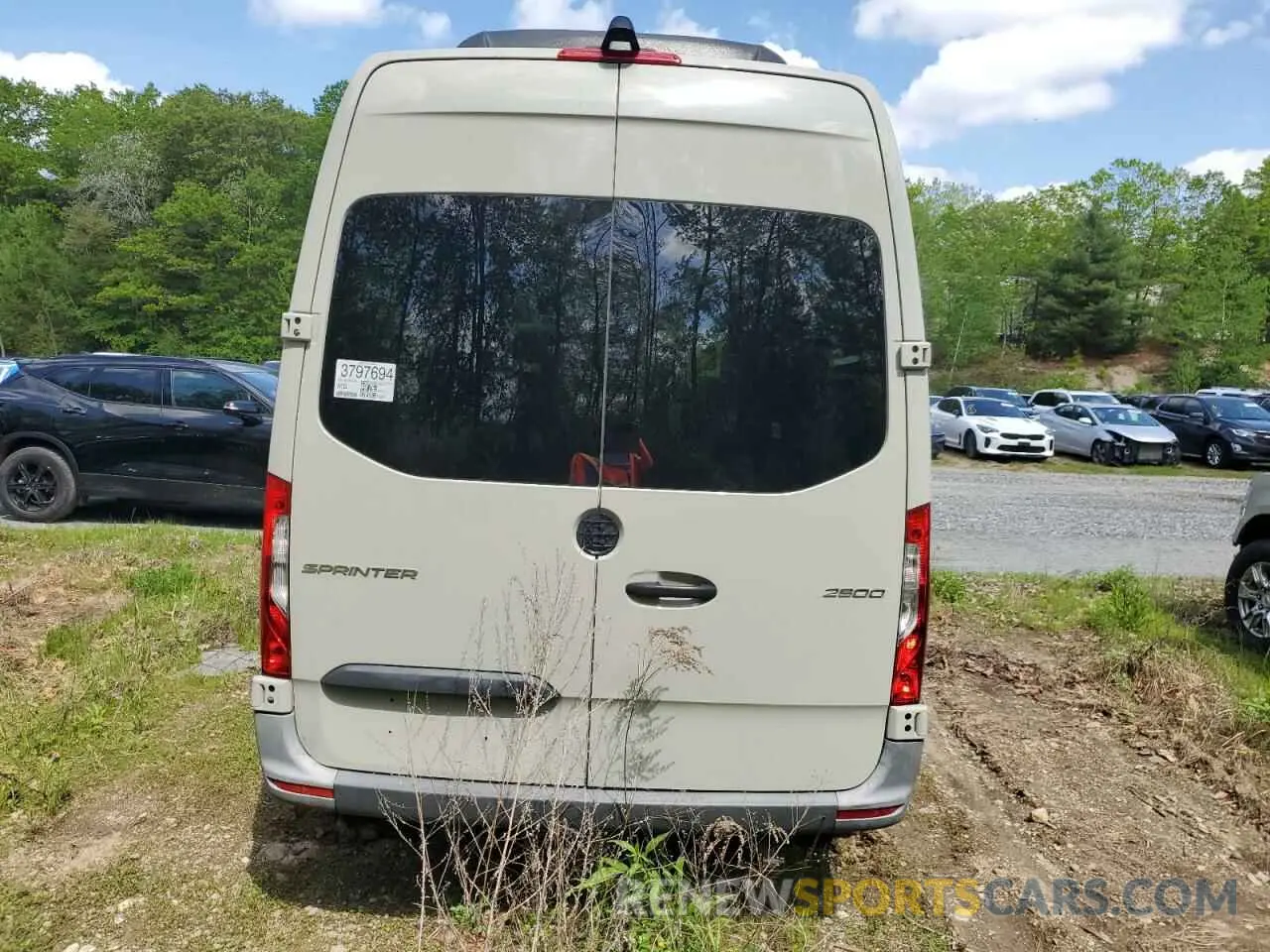 6 fotografías del automóvil dañado W1Z40FHY4MT063905 MERCEDES-BENZ SPRINTER 2021