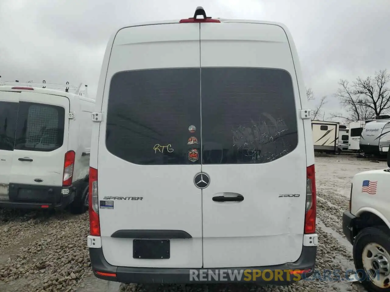 6 fotografías del automóvil dañado W1W40CHY6NT093405 MERCEDES-BENZ SPRINTER 2022