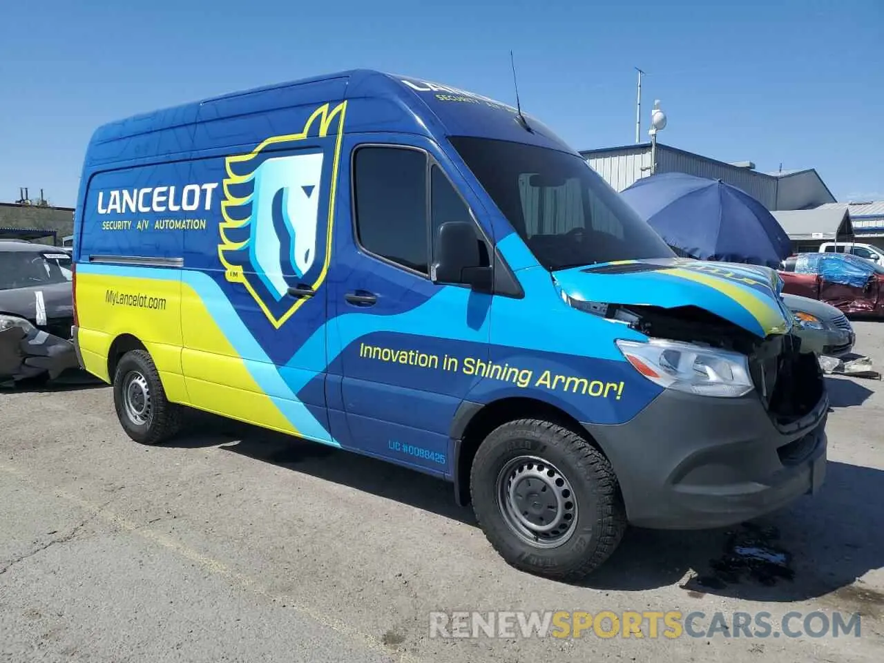 4 fotografías del automóvil dañado W1Y40BHYXNT108523 MERCEDES-BENZ SPRINTER 2022