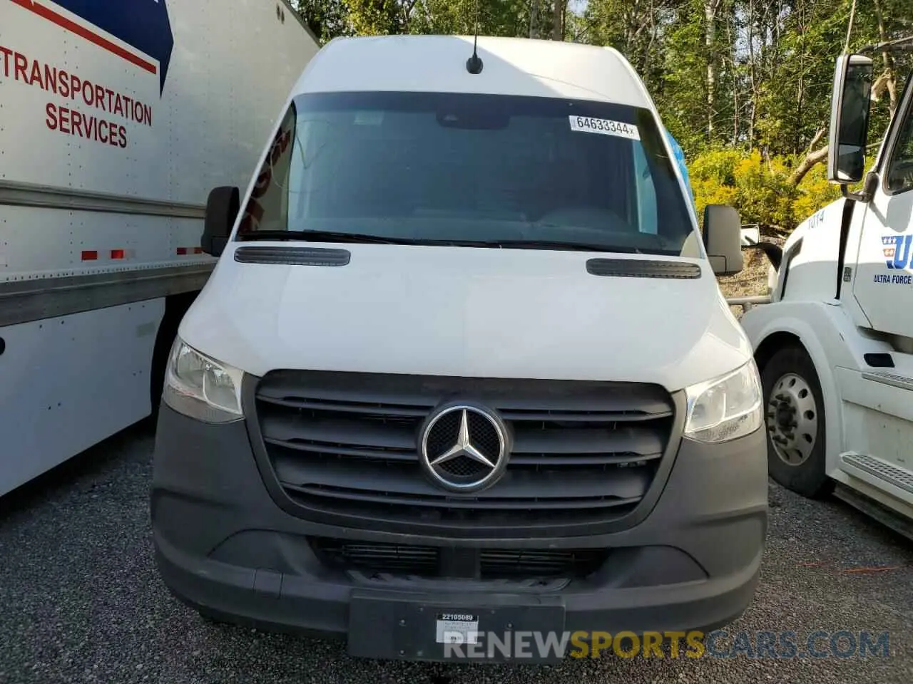 5 fotografías del automóvil dañado W1Y4DBHY6NP437023 MERCEDES-BENZ SPRINTER 2022