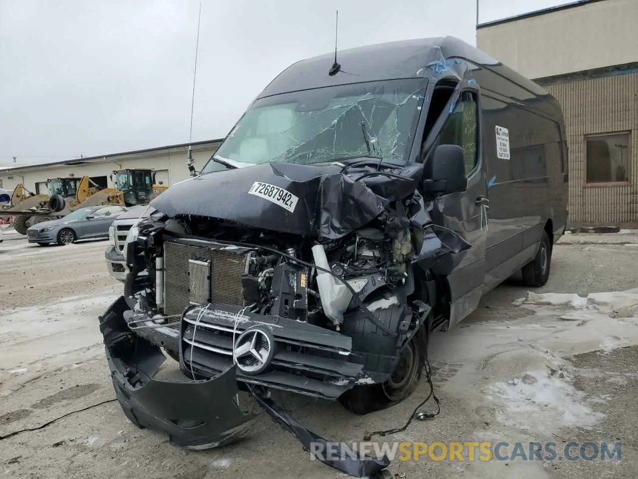 1 fotografías del automóvil dañado W1Y4EDVY5NT090238 MERCEDES-BENZ SPRINTER 2022