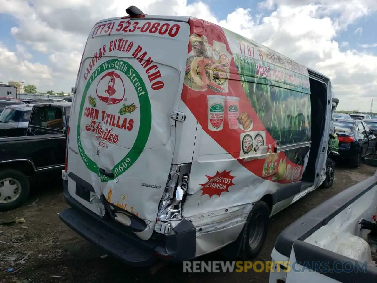 3 fotografías del automóvil dañado W1Y5ECHY6NT104836 MERCEDES-BENZ SPRINTER 2022