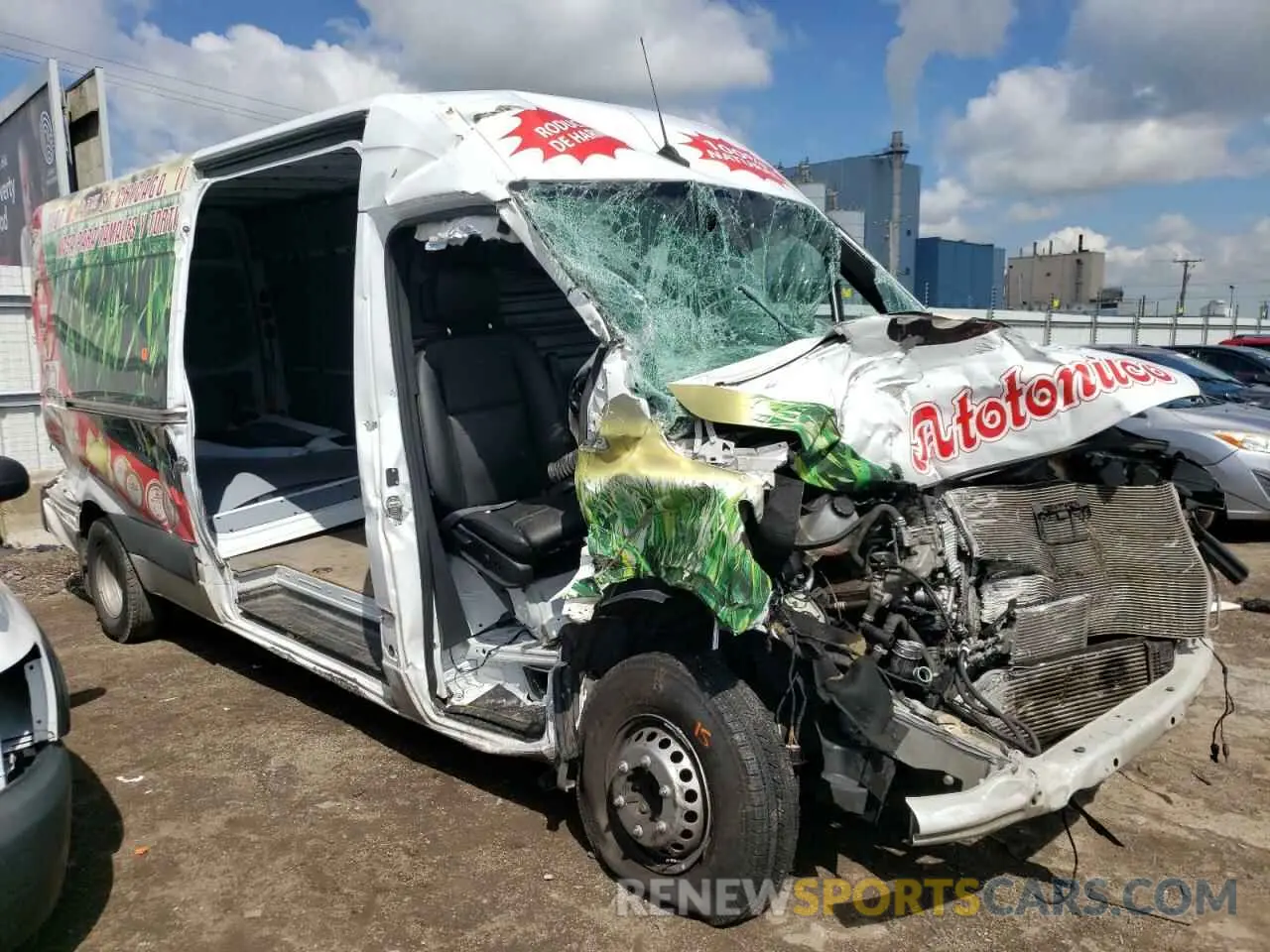 4 fotografías del automóvil dañado W1Y5ECHY6NT104836 MERCEDES-BENZ SPRINTER 2022