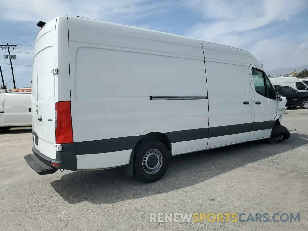 3 fotografías del automóvil dañado W1Y4NCHY8PT154460 MERCEDES-BENZ SPRINTER 2023