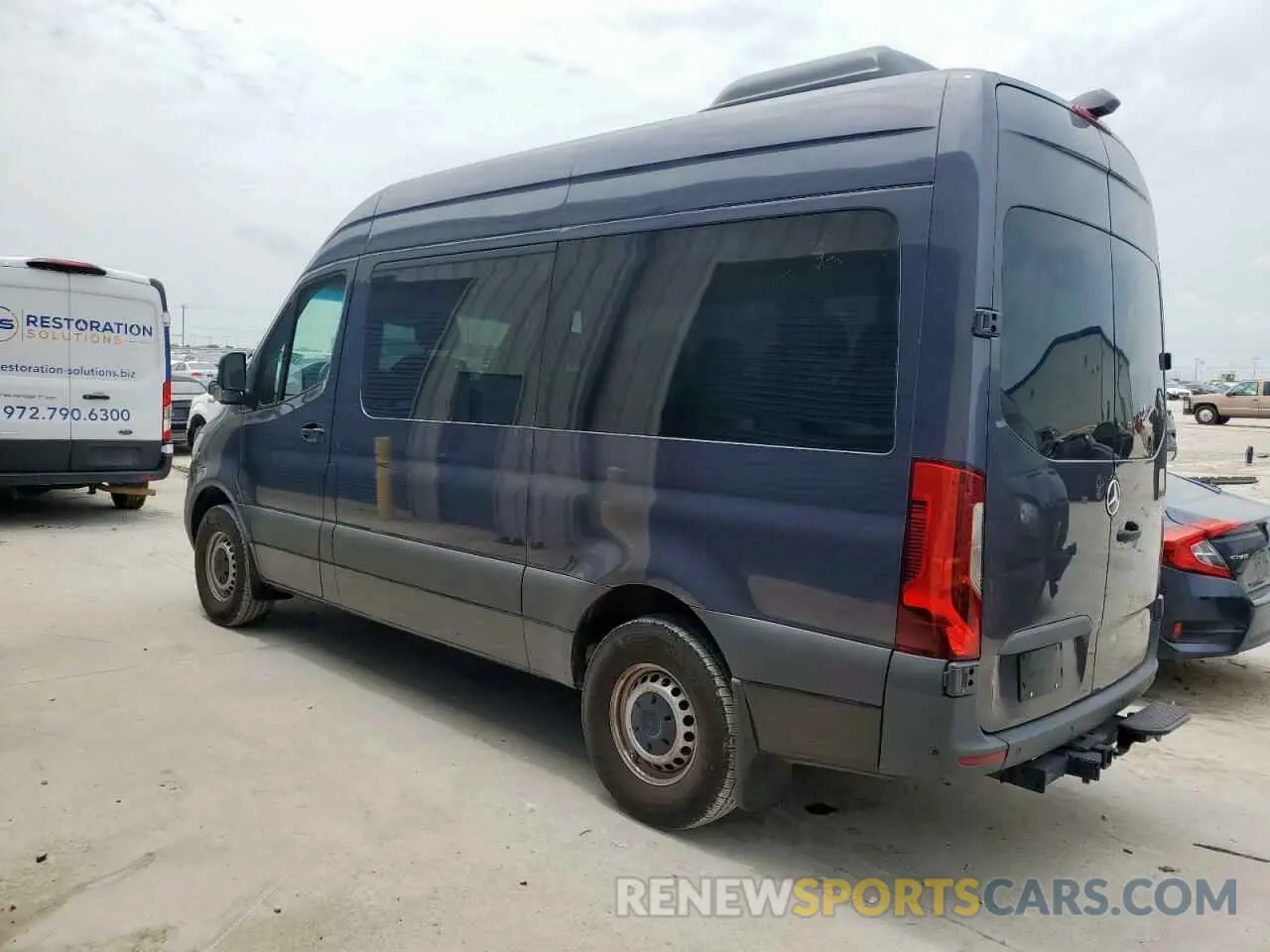2 fotografías del automóvil dañado W1Z70FGY2PT138989 MERCEDES-BENZ SPRINTER 2023
