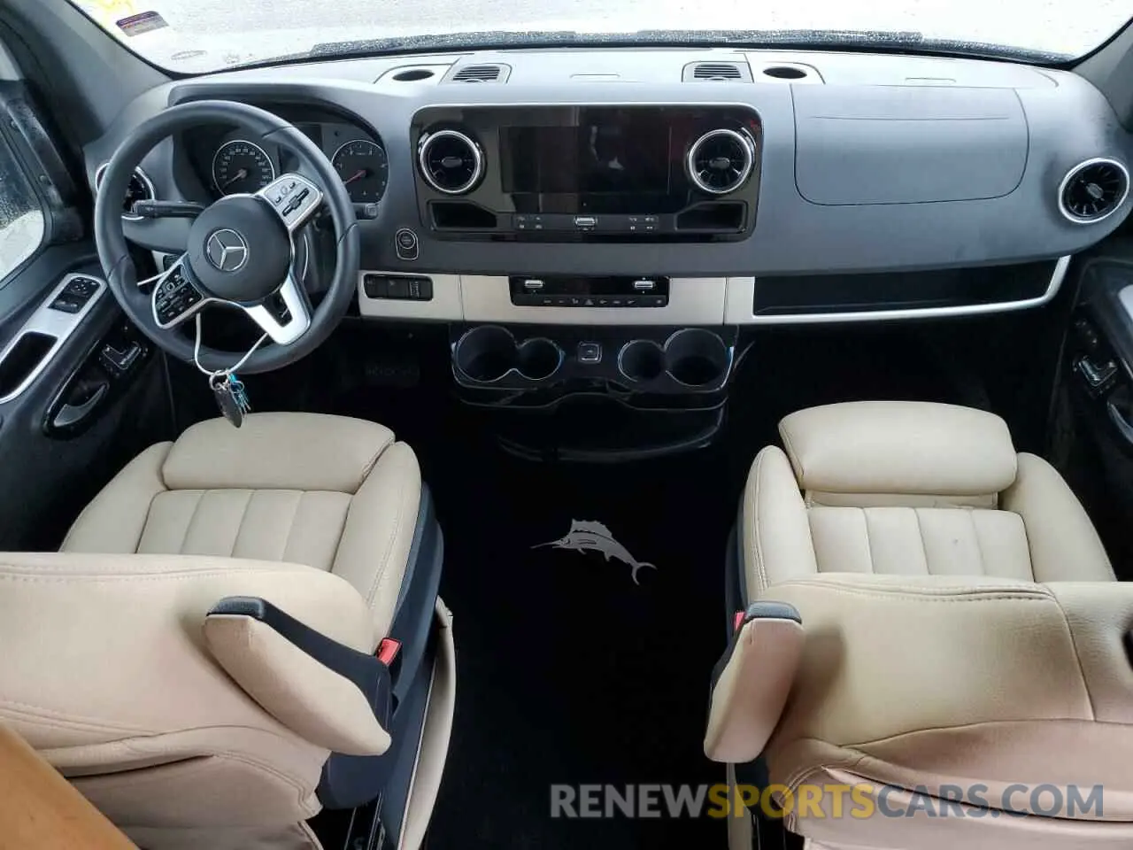8 fotografías del automóvil dañado W1X4EBVY0NP494288 MERCEDES-BENZ SPRINTER 2024