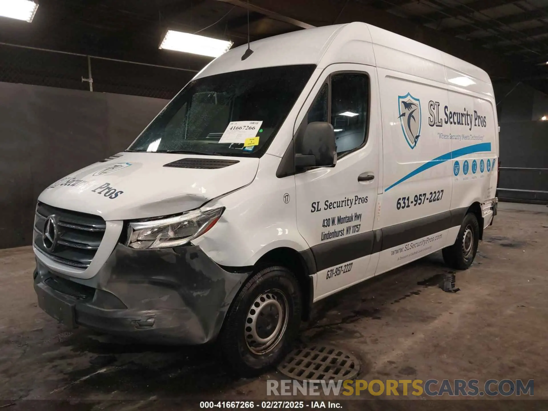 2 fotografías del automóvil dañado WD3PF0CD2KT005286 MERCEDES-BENZ SPRINTER 2500 2019